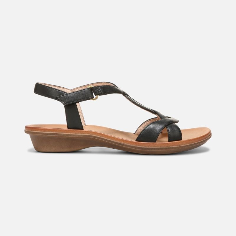 Naturalizer Women's SOUL Solo Sandal - Black Synthetic