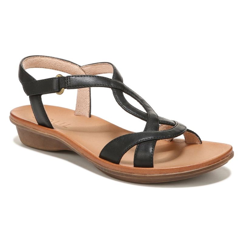 Naturalizer Women's SOUL Solo Sandal - Black Synthetic