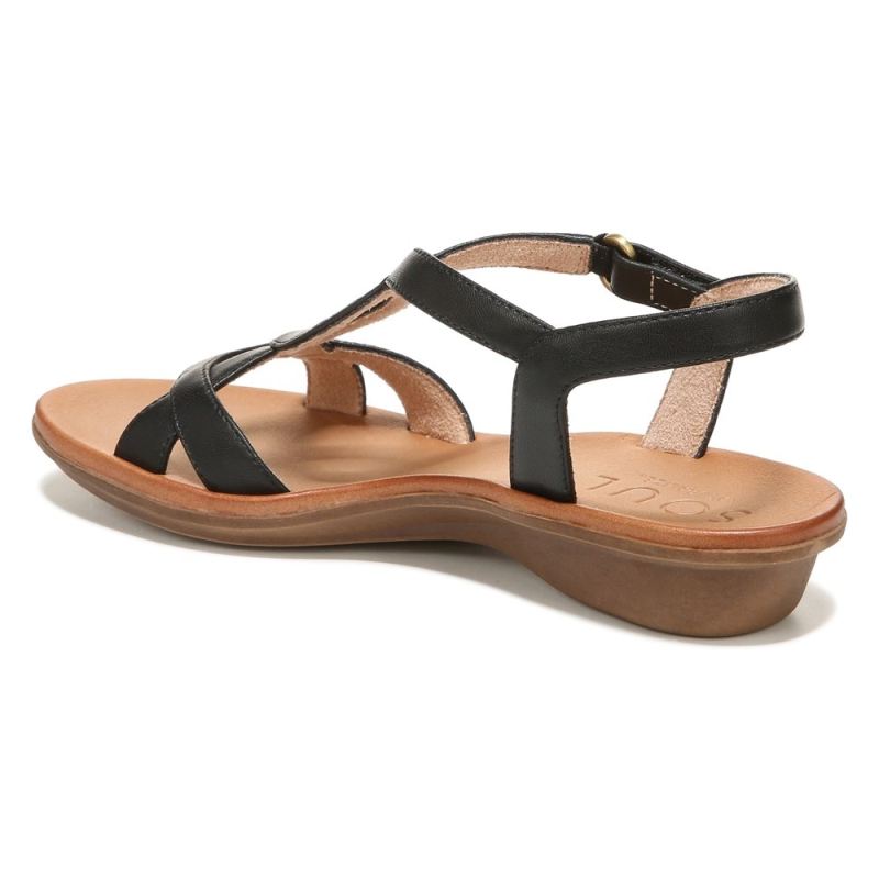 Naturalizer Women's SOUL Solo Sandal - Black Synthetic