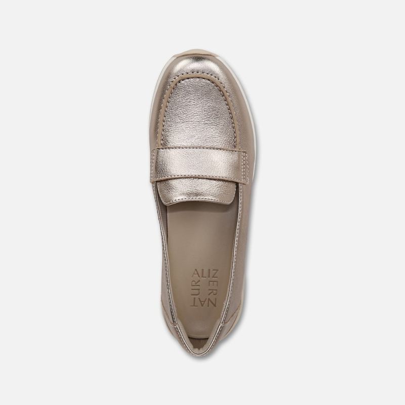 Naturalizer Women's Lucy Loafer - Warm Silver Leather