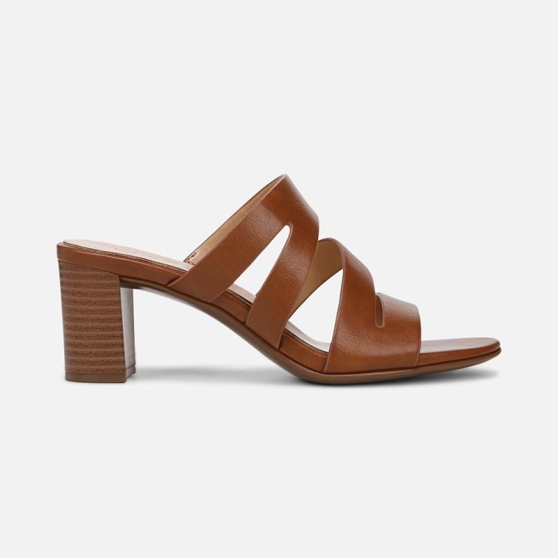 Naturalizer Women's Beaming Slide Sandal - English Tea Faux Leather