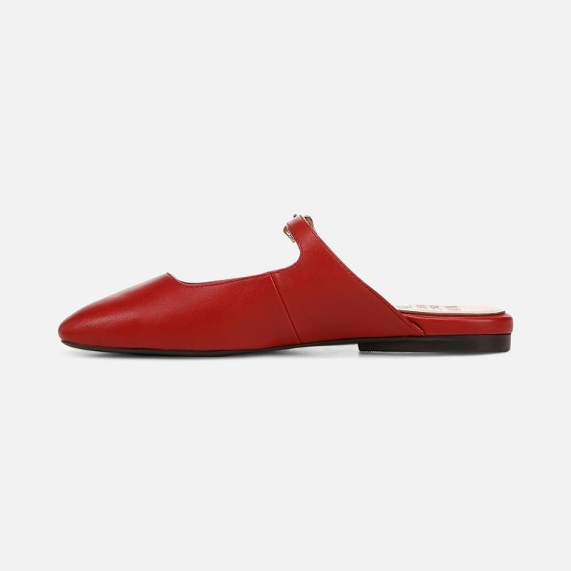Naturalizer Women's Apple Mary Jane Mule - Red Faux Leather