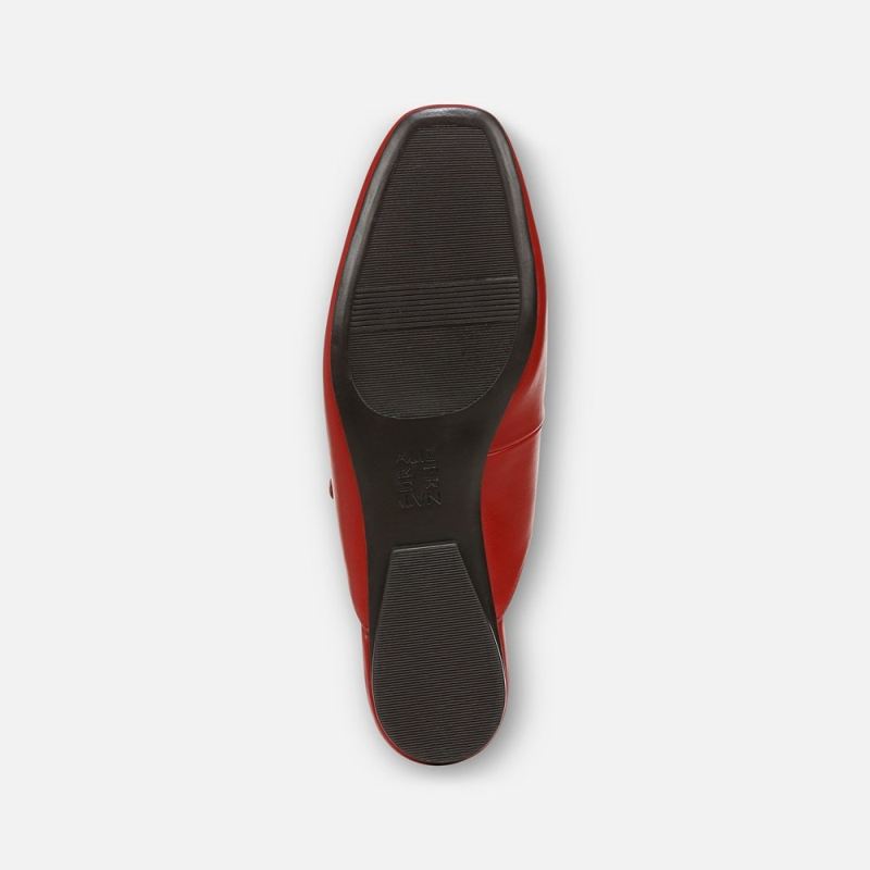 Naturalizer Women's Apple Mary Jane Mule - Red Faux Leather