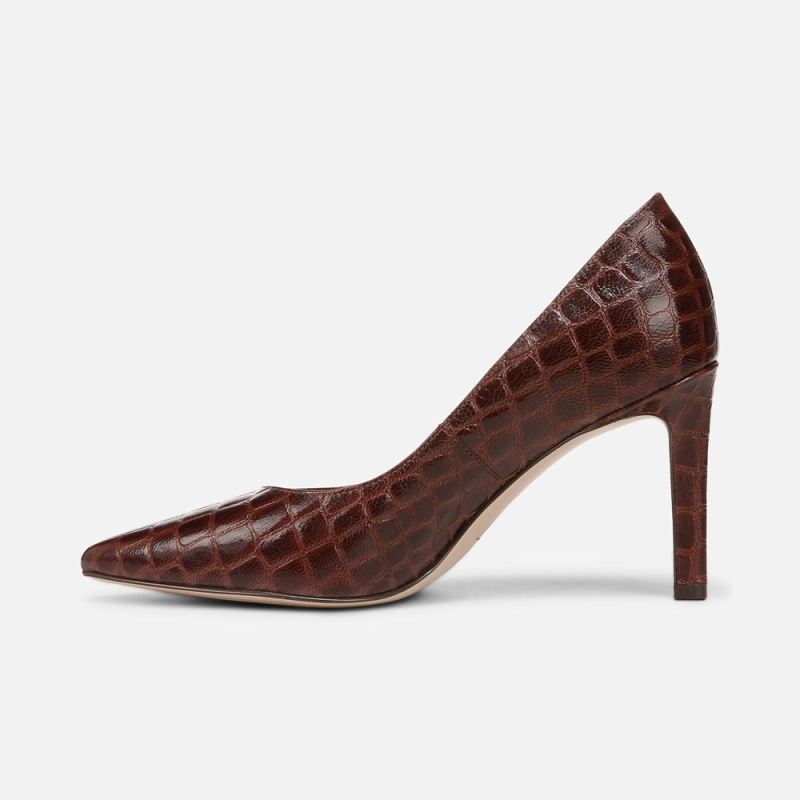 Naturalizer Women's 27 EDIT Adele Pump - Cappuccino Brown Leather