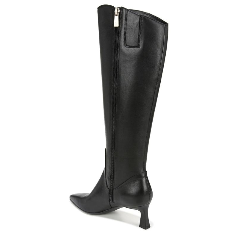 Naturalizer Women's Deesha Wide Calf Knee High Boot - Black Leather