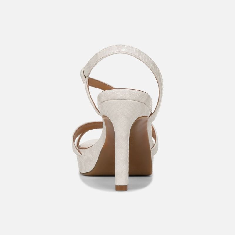 Naturalizer Women's Abby Dress Sandal - Beige Faux Leather