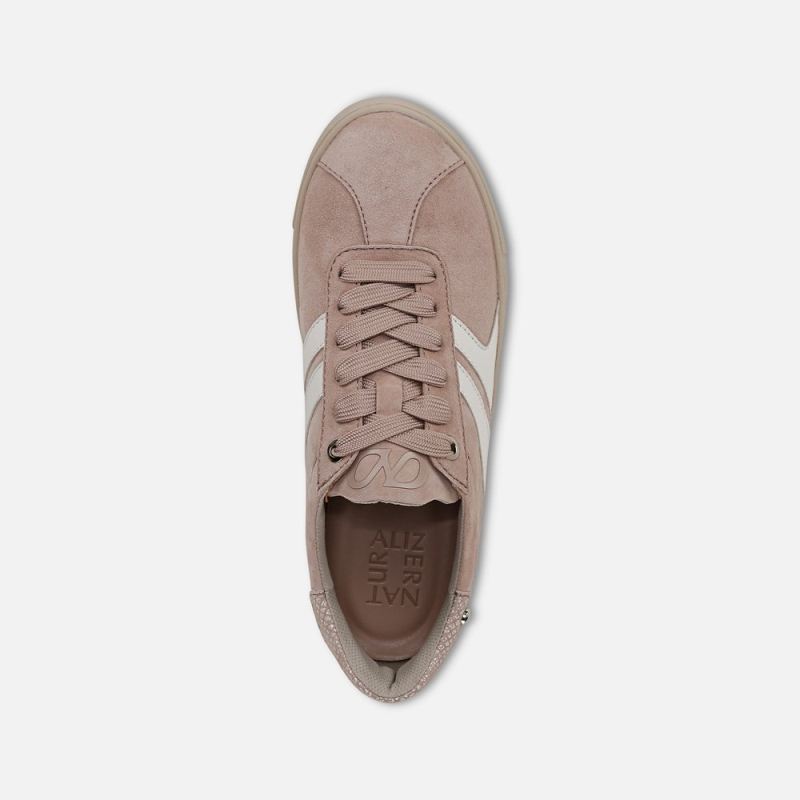 Naturalizer Women's Medina Lace Up Sneaker - Warm Taupe Nubuck