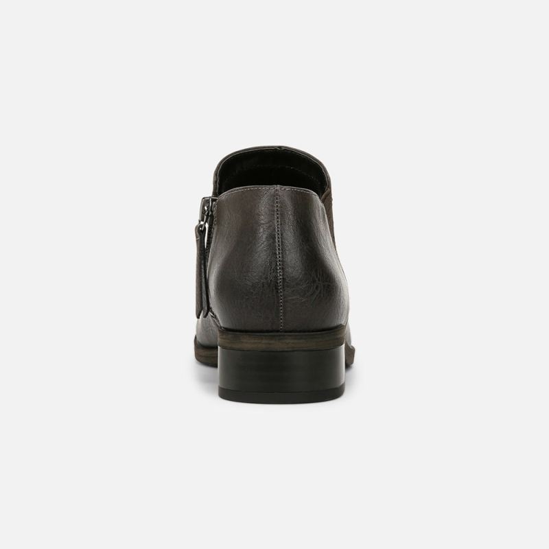 Naturalizer Women's SOUL Respect Ankle Bootie - Smoky Grey Faux Leather