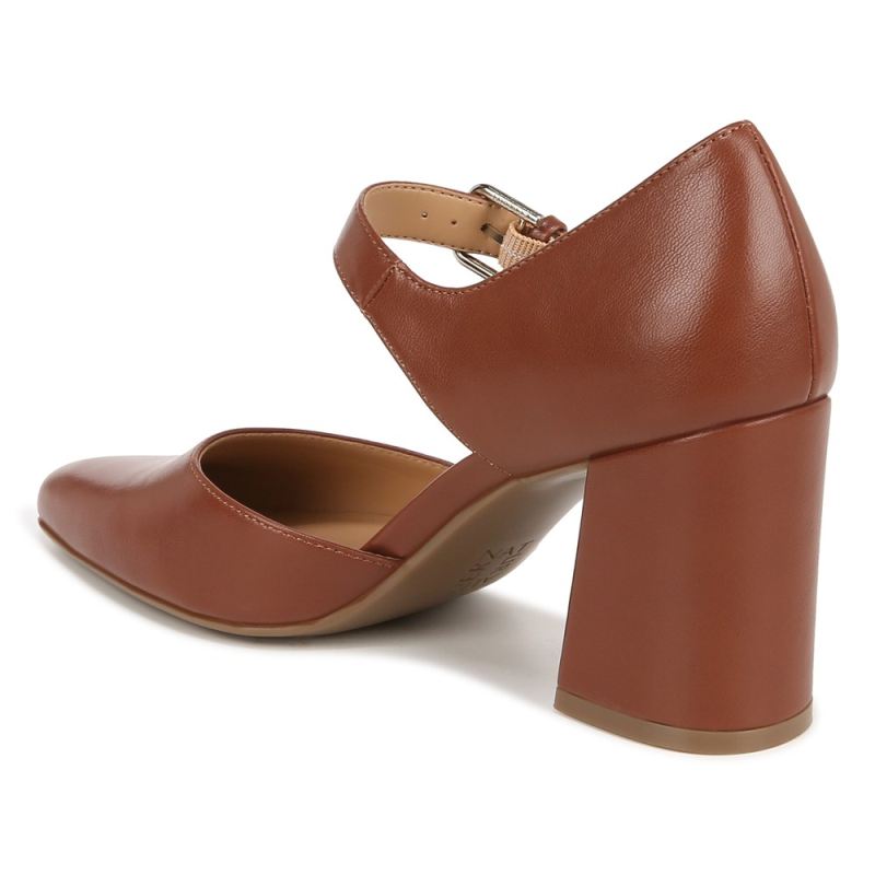 Naturalizer Women's Pixie Mary Jane - Brazil Nut Brown Synthetic