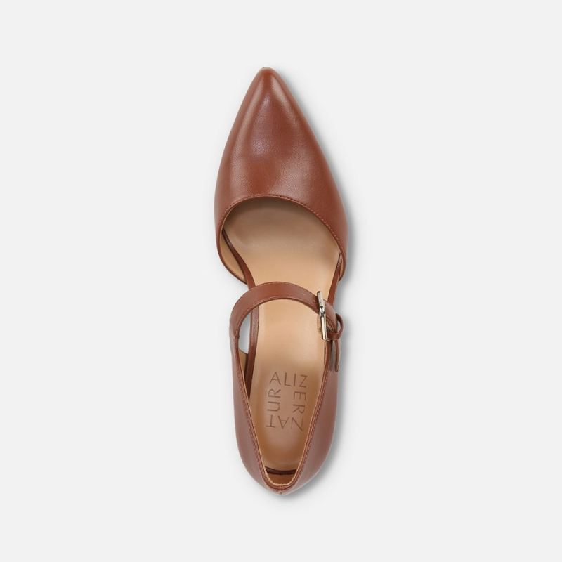Naturalizer Women's Pixie Mary Jane - Brazil Nut Brown Synthetic