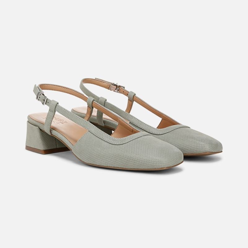 Naturalizer Women's Harper Slingback - Pistachio Green Suede