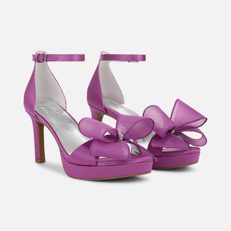Naturalizer Women's Always Dress Sandal - Hyper Violet Satin