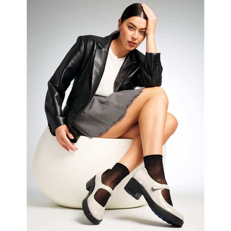 Naturalizer Women's Amanda Mary Jane - Porcelain Patent Faux Leather
