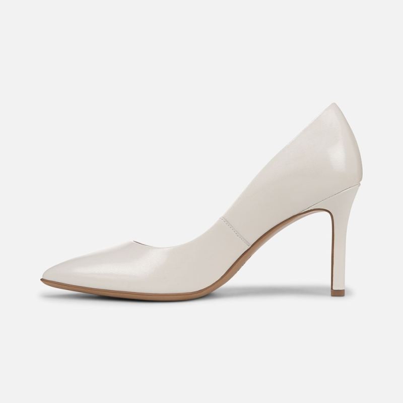 Naturalizer Women's Anna Pump - Warm White Leather