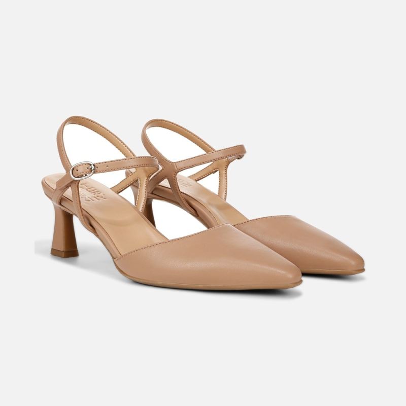 Naturalizer Women's Tara Dress Shoe - Taupe Faux Leather