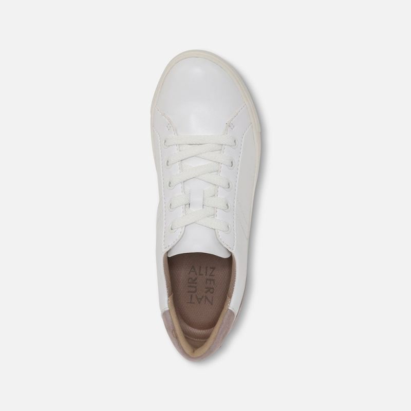 Naturalizer Women's Morrison Sneaker - White/Taupe Leather