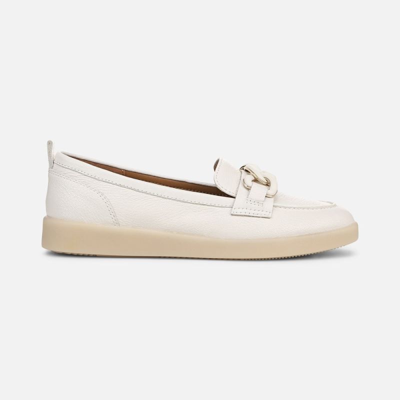 Naturalizer Women's Kateri Bit Loafer - Warm White Leather