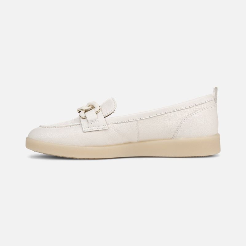 Naturalizer Women's Kateri Bit Loafer - Warm White Leather