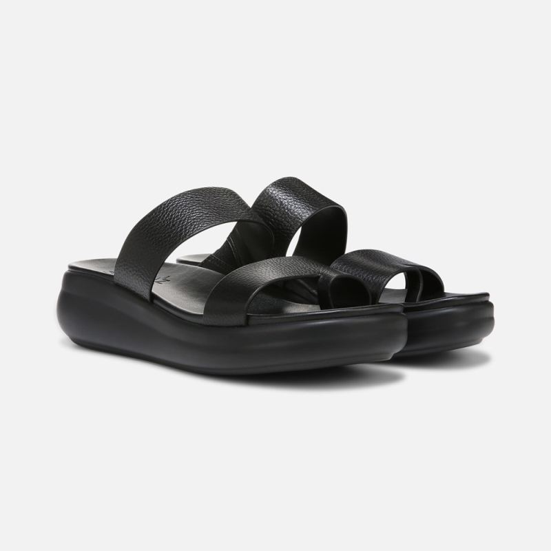 Naturalizer Women's Drift 2 Sandal - Black Leather