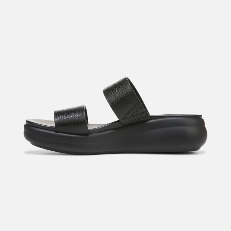 Naturalizer Women's Drift 2 Sandal - Black Leather
