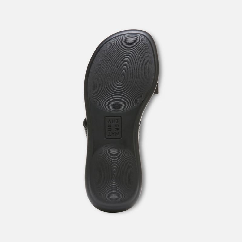 Naturalizer Women's Drift 2 Sandal - Black Leather