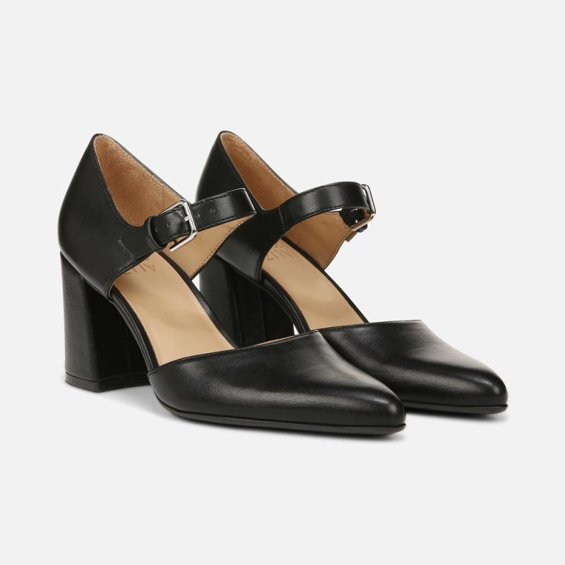 Naturalizer Women's Pixie Mary Jane - Black Synthetic
