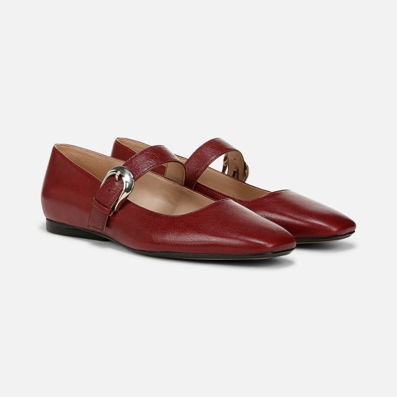 Naturalizer Women's 27 EDIT Carter Mary Jane - Cranberry Leather