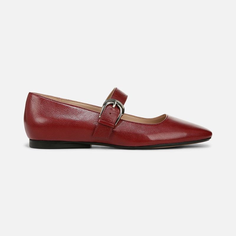 Naturalizer Women's 27 EDIT Carter Mary Jane - Cranberry Leather