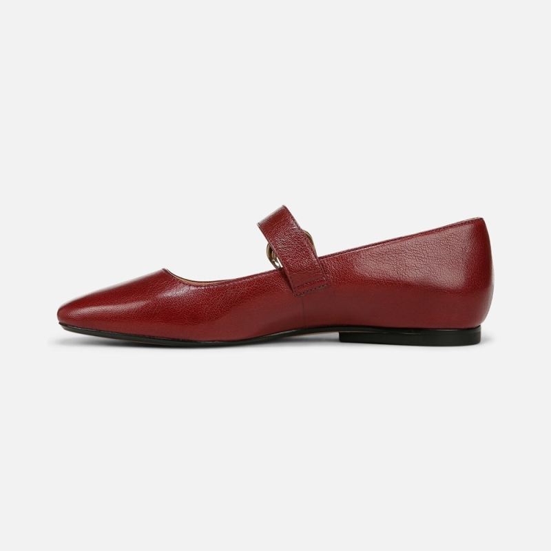 Naturalizer Women's 27 EDIT Carter Mary Jane - Cranberry Leather
