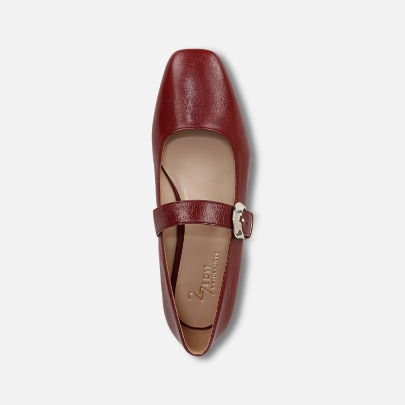 Naturalizer Women's 27 EDIT Carter Mary Jane - Cranberry Leather