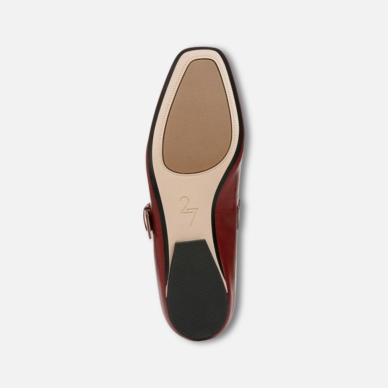 Naturalizer Women's 27 EDIT Carter Mary Jane - Cranberry Leather