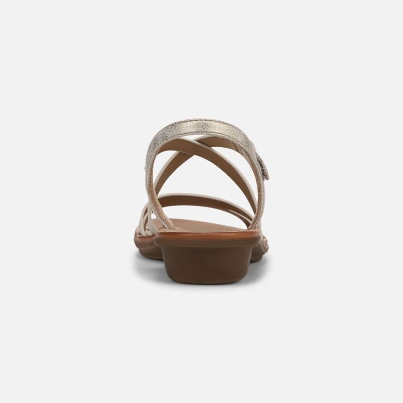 Naturalizer Women's SOUL Shenna Sandal - Gold Faux Leather