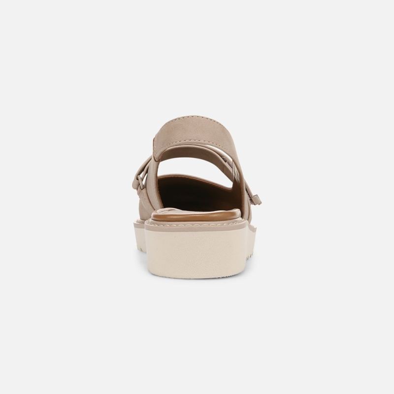 Naturalizer Women's Edison Slingback Mary Jane - Warm Taupe Tan Faux Leather