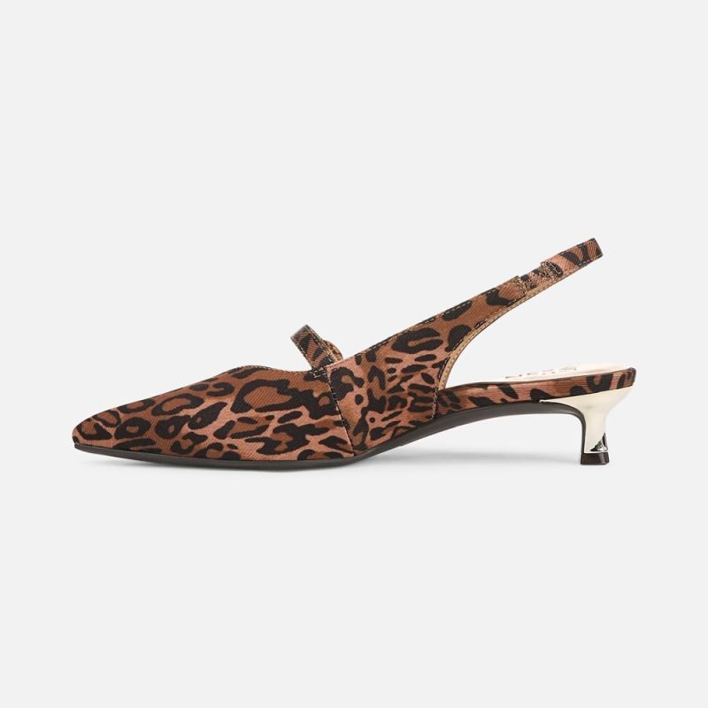 Naturalizer Women's Grayson Mary Jane Slingback - Leopard Print Fabric