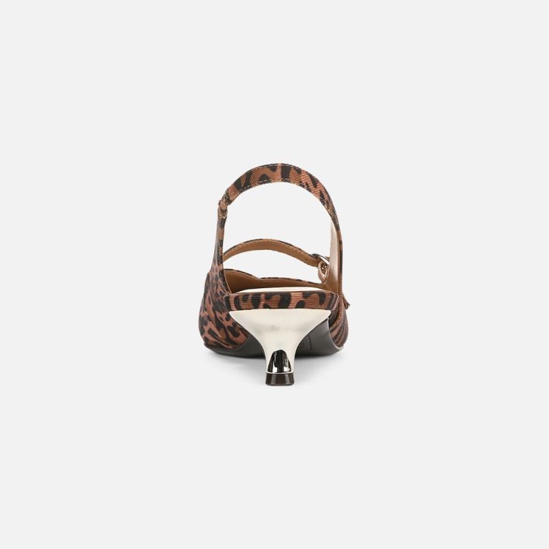 Naturalizer Women's Grayson Mary Jane Slingback - Leopard Print Fabric
