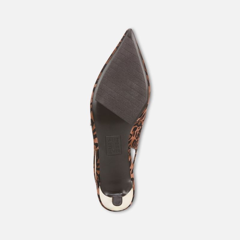 Naturalizer Women's Grayson Mary Jane Slingback - Leopard Print Fabric