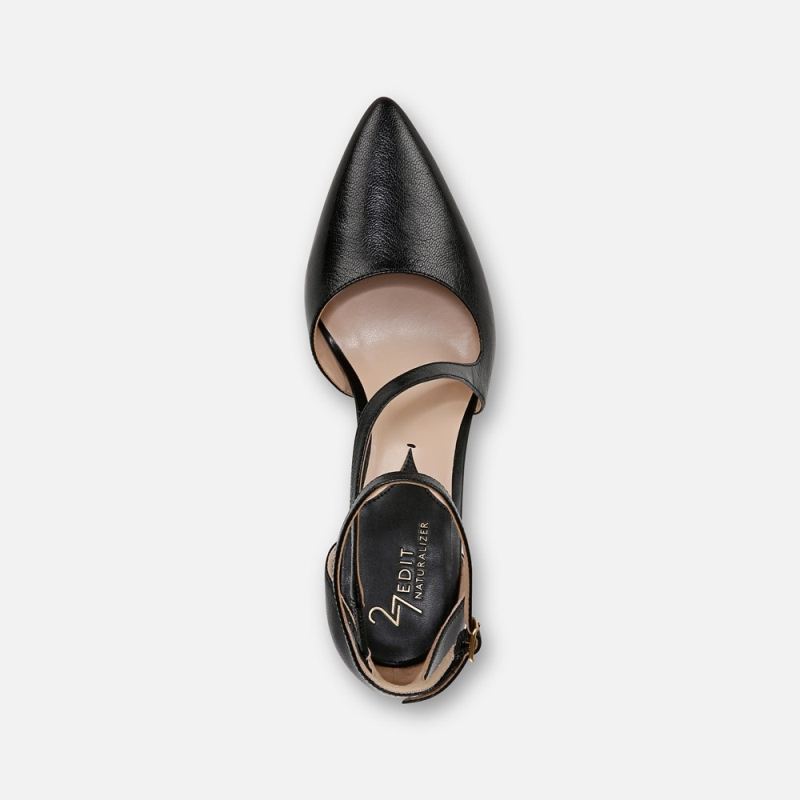 Naturalizer Women's 27 Edit Abilyn Pump - Black Leather