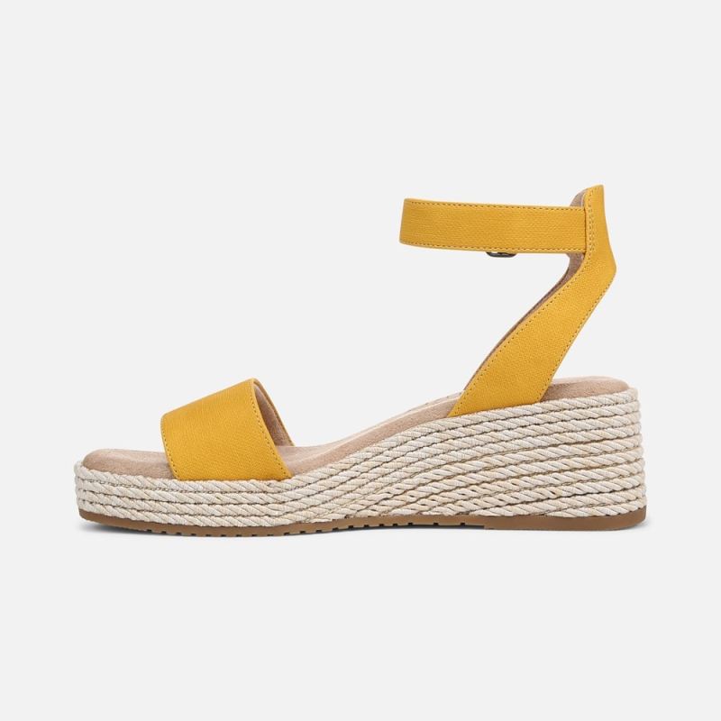 Naturalizer Women's SOUL Gloria Espadrille - Yellow Fabric