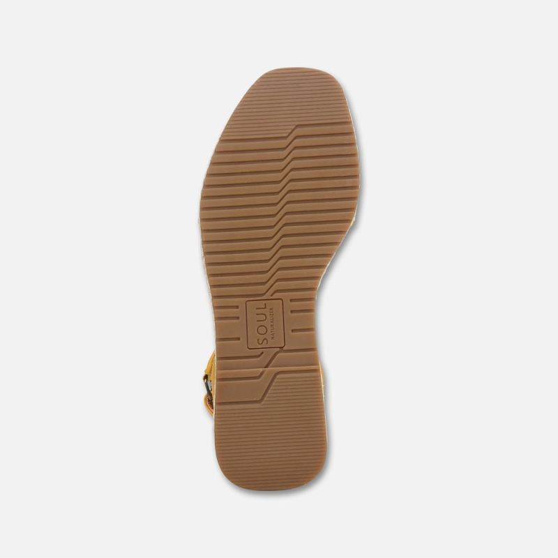 Naturalizer Women's SOUL Gloria Espadrille - Yellow Fabric