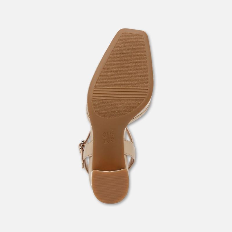 Naturalizer Women's Wave Dress Shoe - Tan Straw Fabric