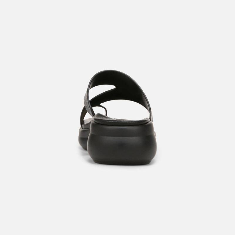 Naturalizer Women's Cailan Sandal - Black Faux Leather