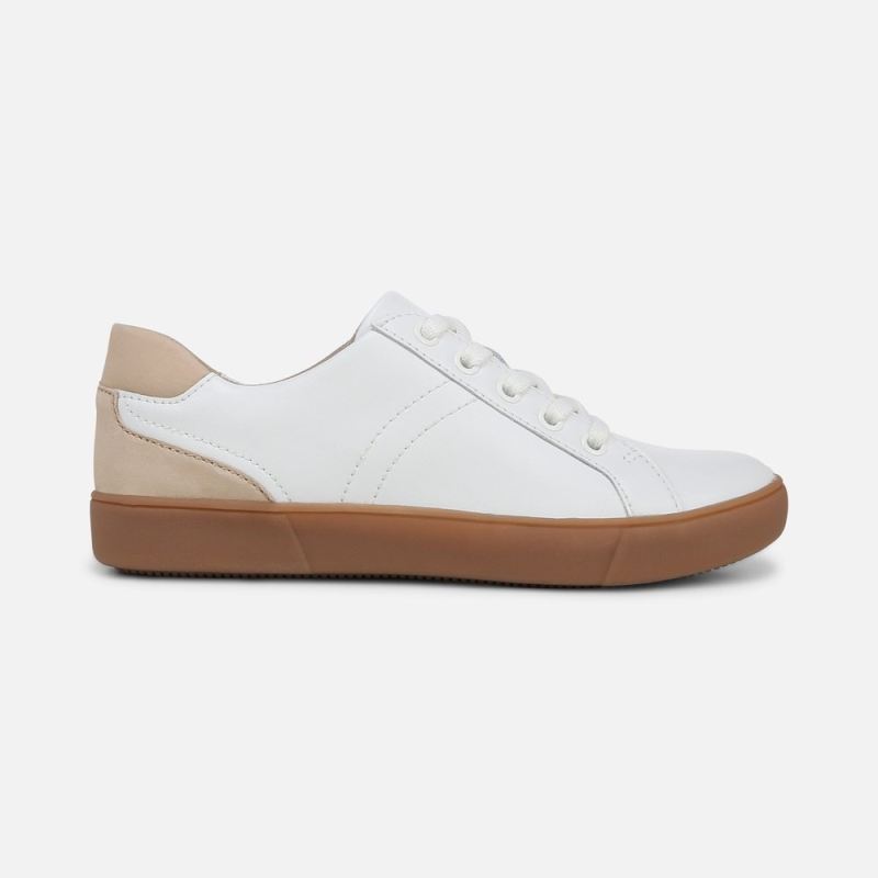 Naturalizer Women's Morrison Sneaker - White / Coastal Tan Leather