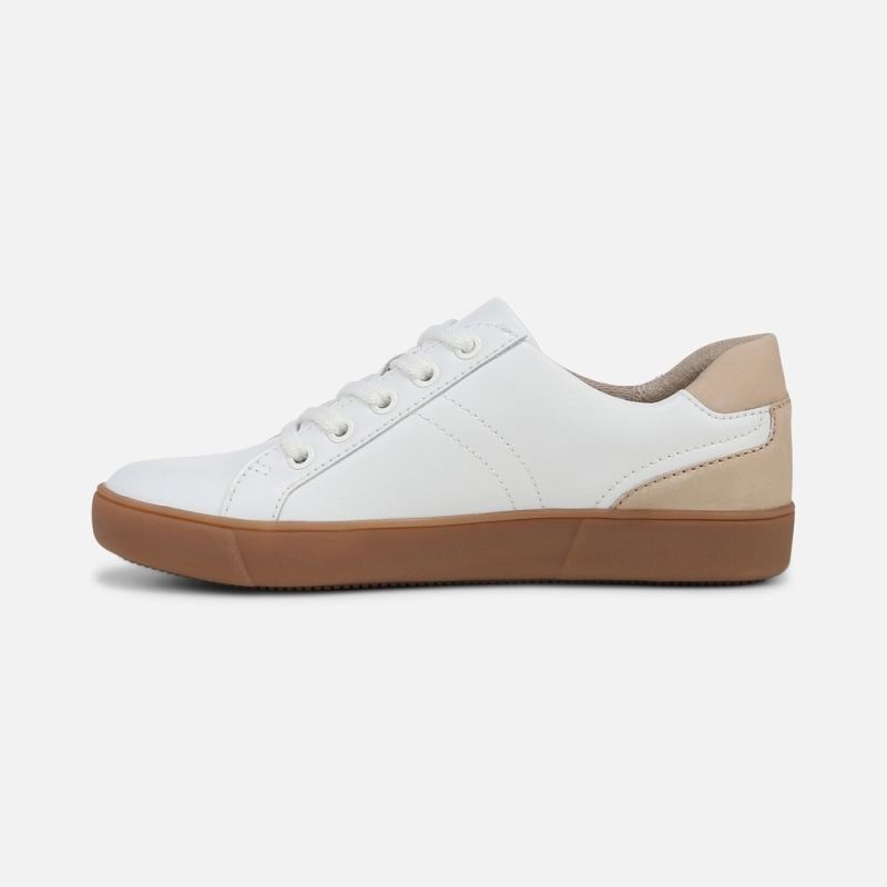 Naturalizer Women's Morrison Sneaker - White / Coastal Tan Leather