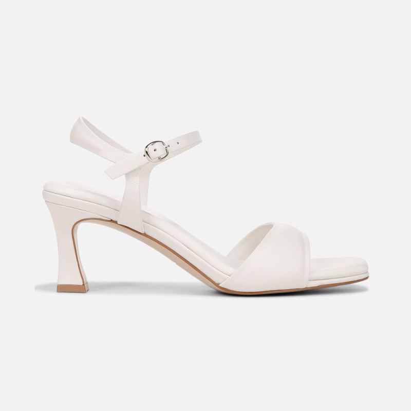 Naturalizer Women's 27 EDIT Grace Dress Sandal - Warm White Leather