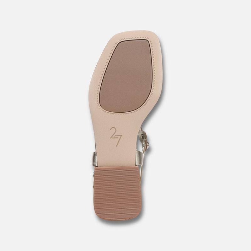 Naturalizer Women's 27 EDIT Nara Sandal - Champagne Leather