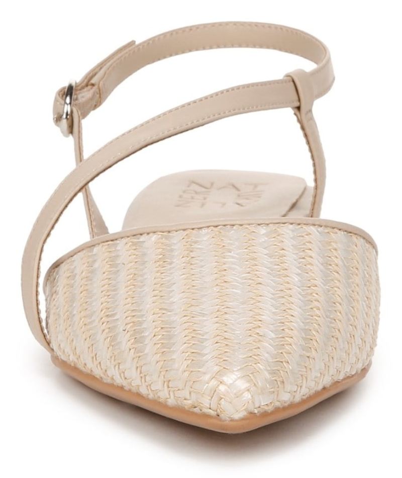 Naturalizer Women's Hawaii Slingback Flat - Opal Natural / Tan Fabric