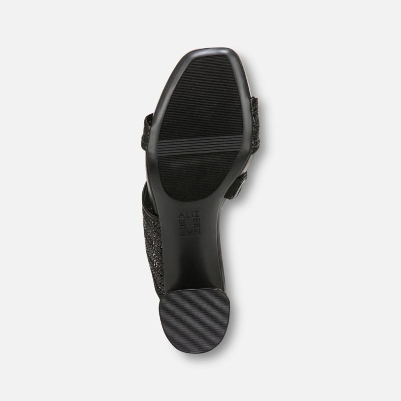 Naturalizer Women's Inez Dress Sandal - Black Fabric