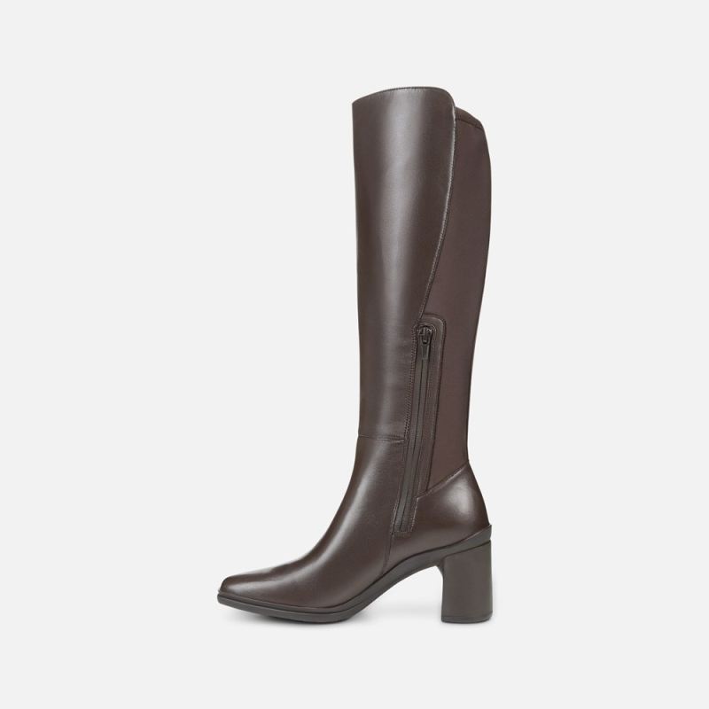 Naturalizer Women's Axel Weatherproof Knee High Boot - Oxford Brown Wp Leather
