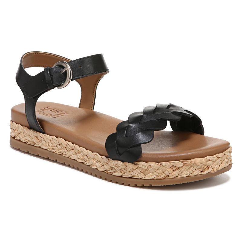 Naturalizer Women's Neila Sandal - Black Leather