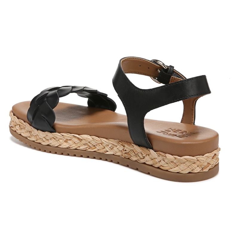 Naturalizer Women's Neila Sandal - Black Leather